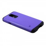 Wholesale Samsung Galaxy S5 i9600 Slim Armor Hybrid Case (Purple)